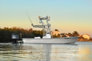 Boat with Navigation Tower